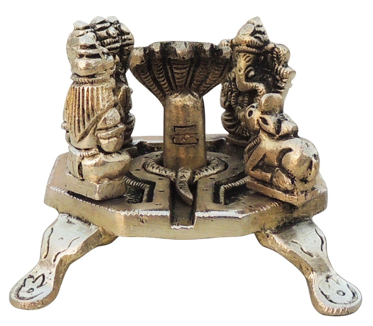 Brass Showpiece Shivling Idol Statue  - 3.5*3.2*2.5 inch (BS1055 F)