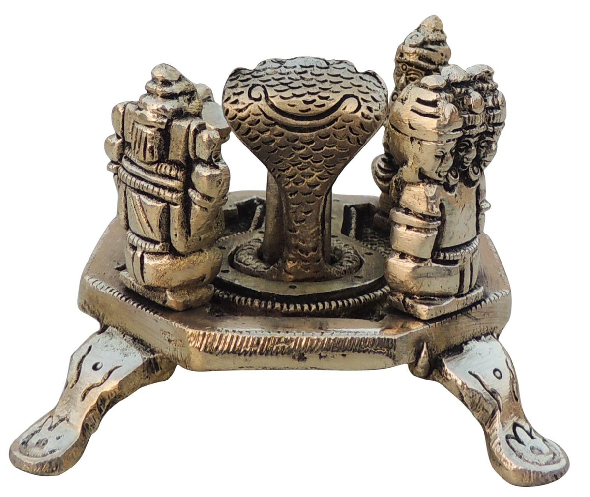 Brass Showpiece Shivling Idol Statue  - 3.5*3.2*2.5 inch (BS1055 F)