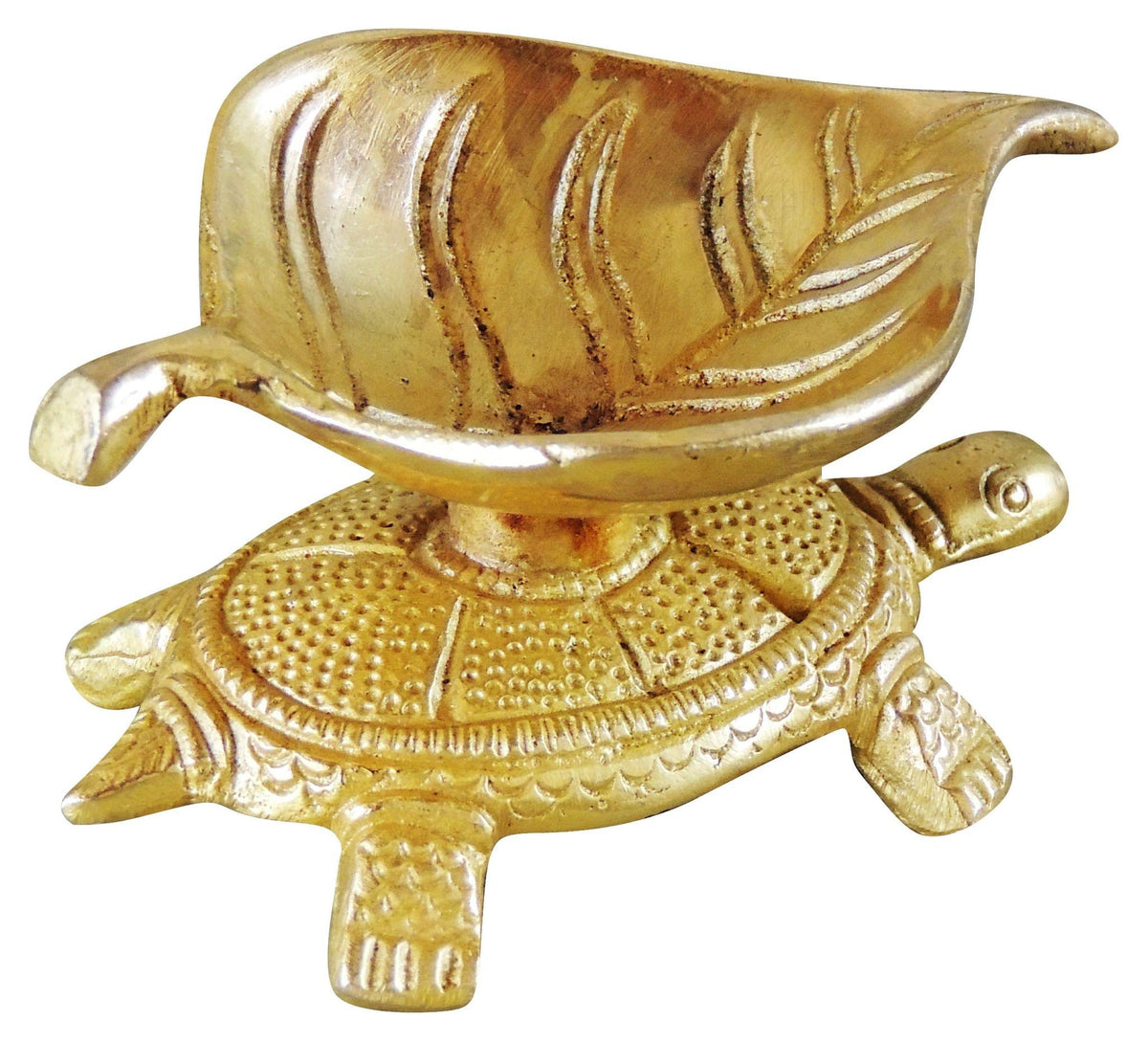 Brass Decorative Tortoise Deepak - 3*1.6*1.3 Inch (BS1056 B)