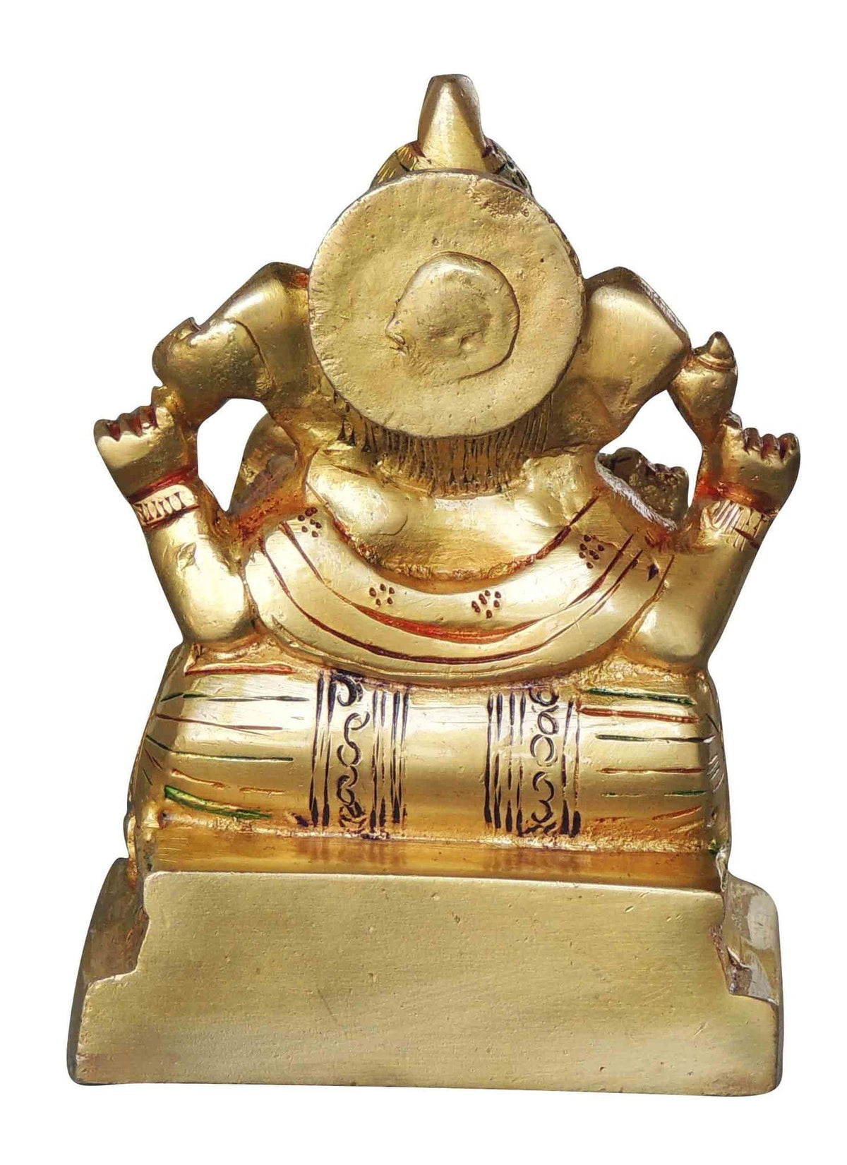 Brass Ganesh Colour -4*2.4*5.5 Inches (BS1065 G)
