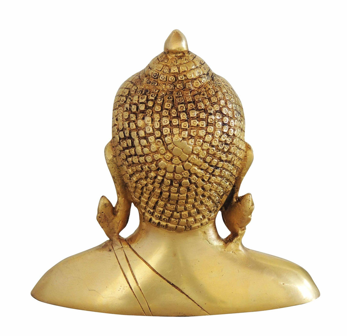 Brass Showpiece Buddha Half Statue  - 6.2*2.5*6.5 inch (BS1073 G)