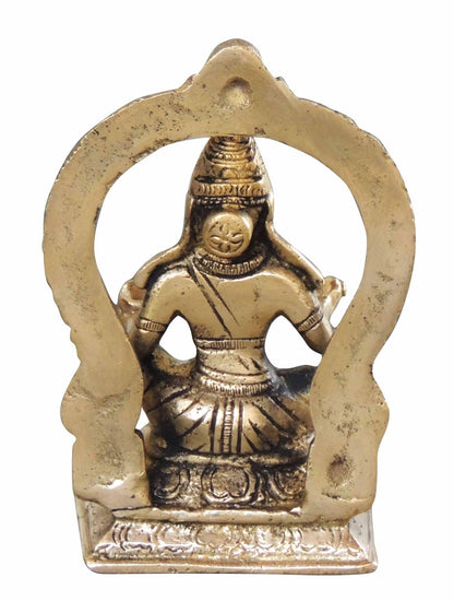 Brass Annapurna Devi Murti Statue - 3*2*5.2 Inch (BS1087 C)