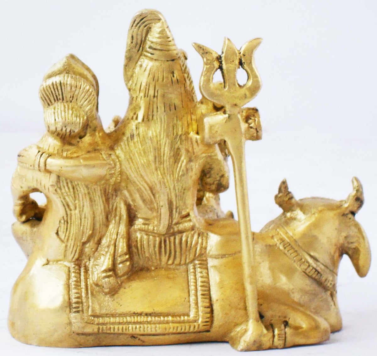 Brass Showpiece Shiv Parivaar Statue - 5.5*2.5*5.2 Inch (BS1109 C)