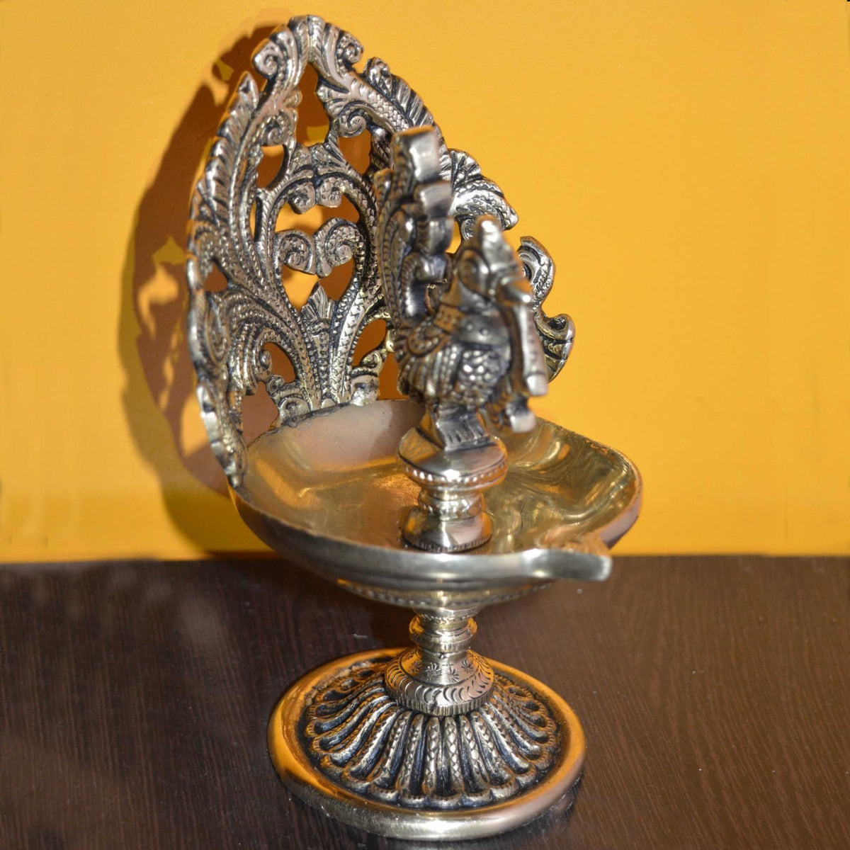 Brass Cock (Murga) Oial Lamp Deepak - 4*4*6 inch (BS1196 A)