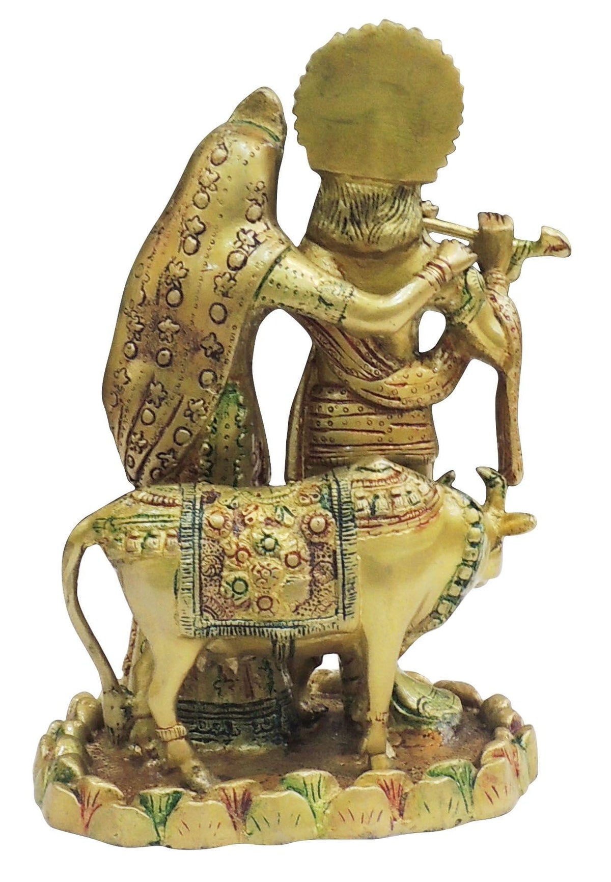 Brass Showpiece Radha Krishna God Idol Statue - 7.5*5.5*11 Inch (BS1231 A)