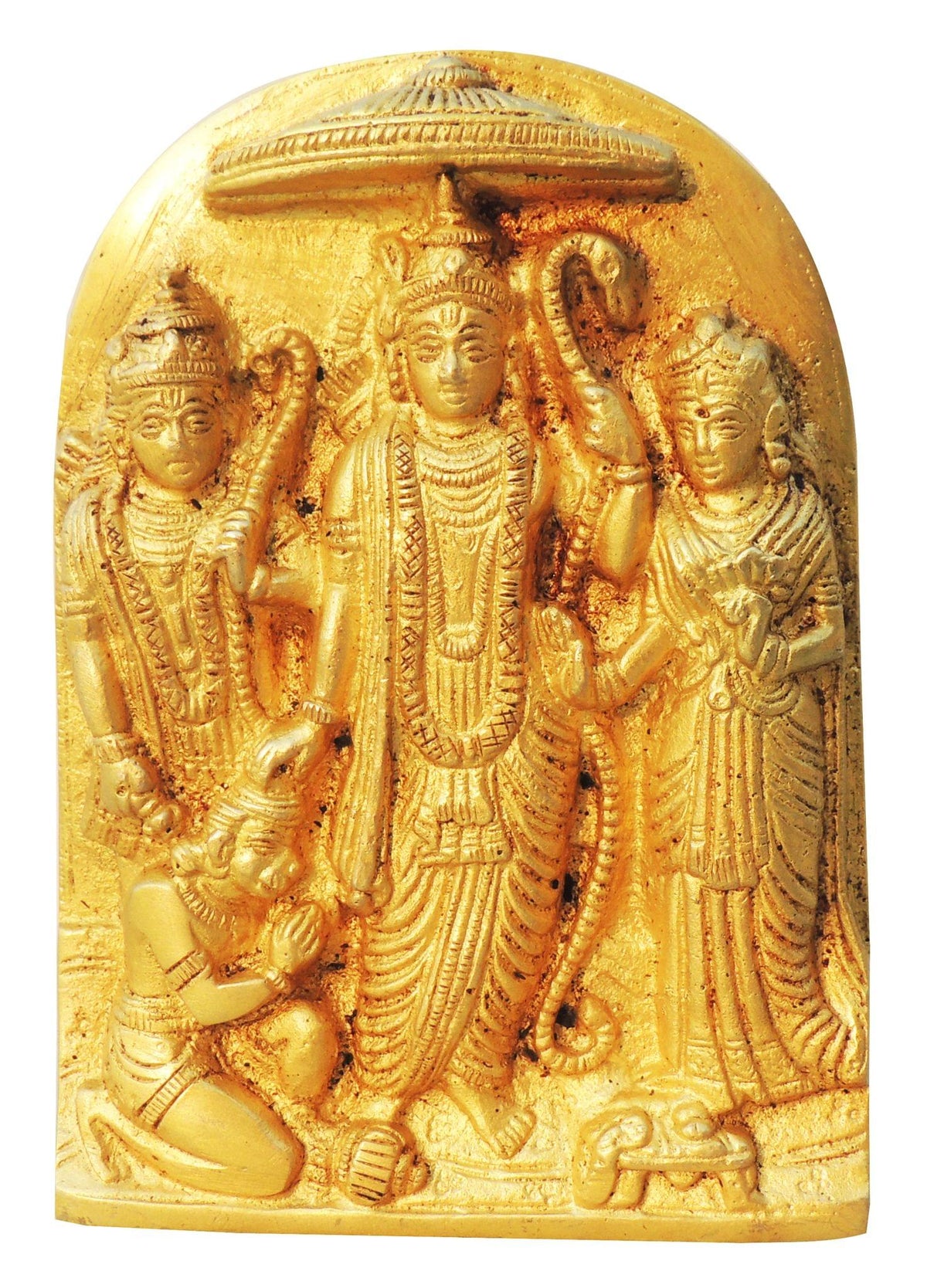 Brass Showpiece Ram Darbar Statue  - 3.6*1.5*4.5 Inch (BS1226 A)