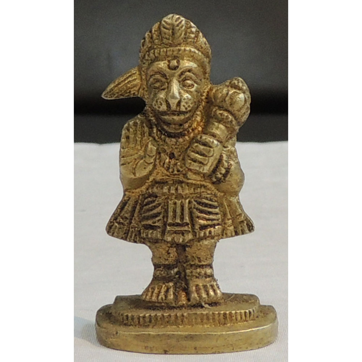 Brass Showpiece Hanuman Ji God Idol Statue - 1.2*1*2.2 Inch (BS1273 C)