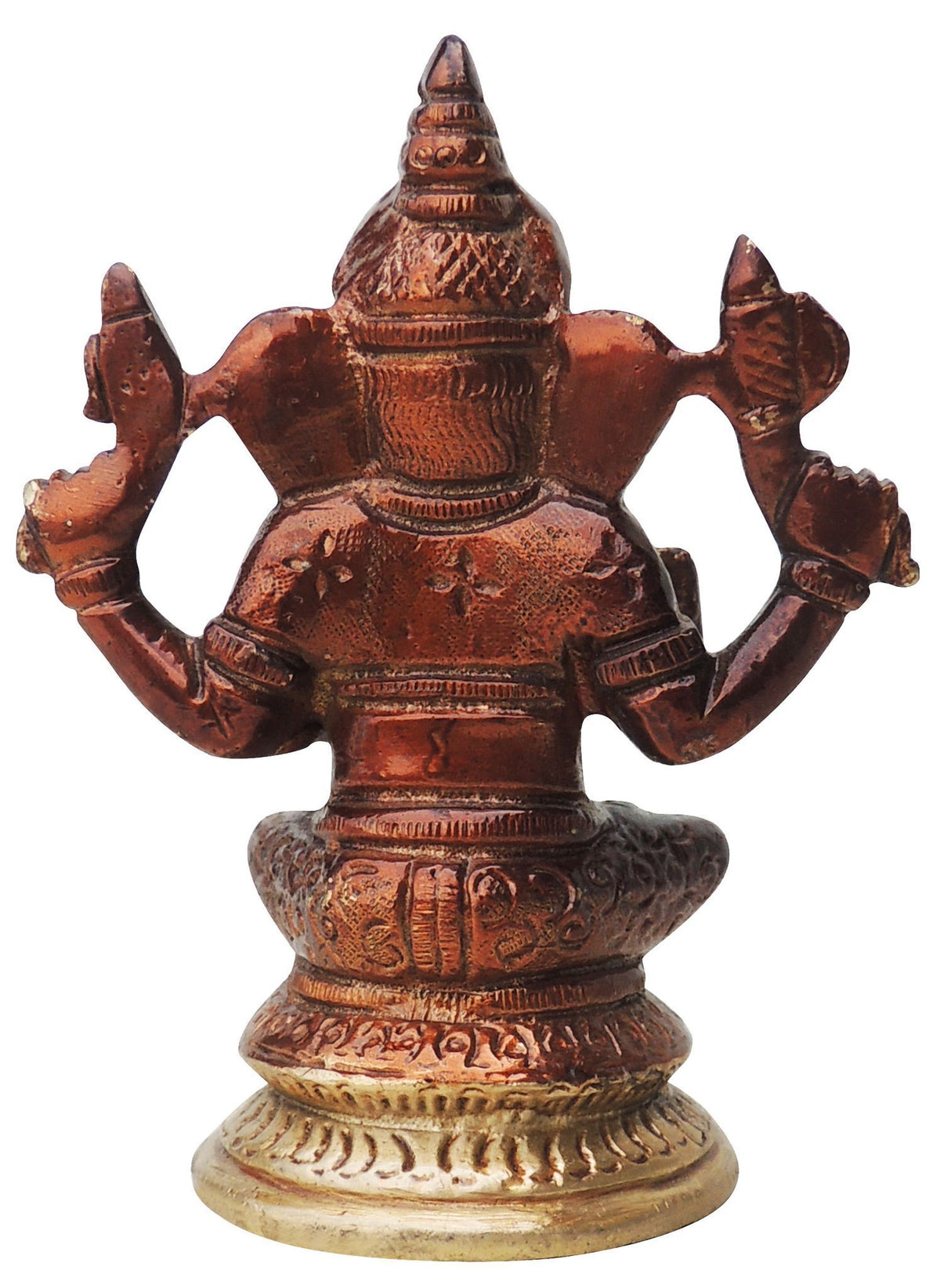 Brass Showpiece Ganesh Ji Statue  - 3.5*2.2*4.3 Inch (BS1287 G)