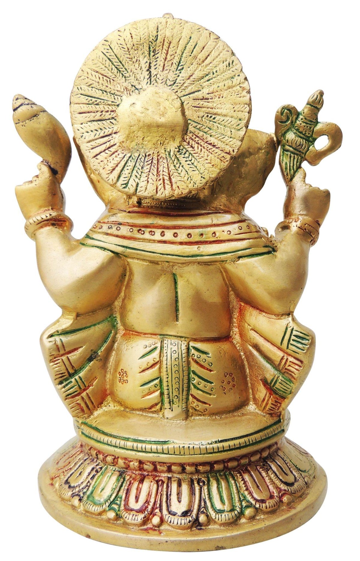Brass Showpiece Ganesh Ji Statue  - 5.3*5*8 Inch (BS1299 G)
