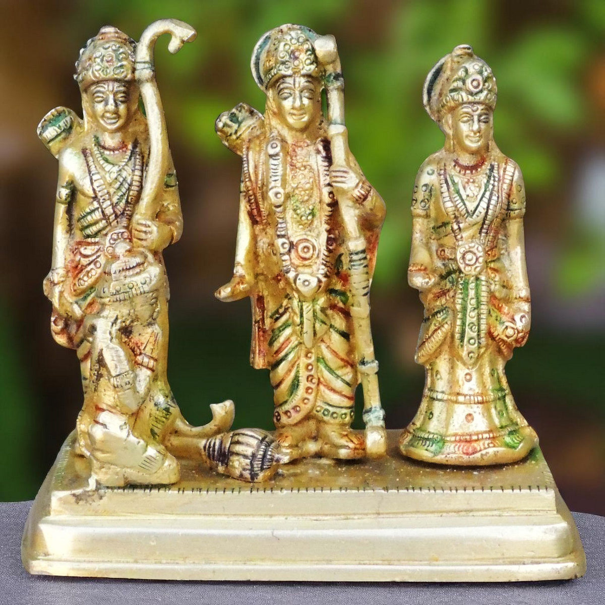 Brass Showpiece Ram Darbar God Idol Statue  - 7*2*5.5 inch (BS1098 A)