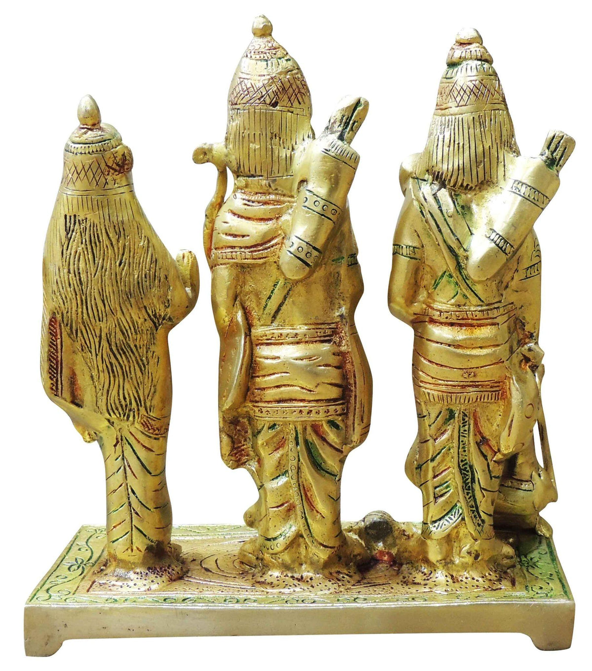 Brass Showpiece Ram Darbar God Idol Statue  - 14*6.5*16 inch (BS741 A)
