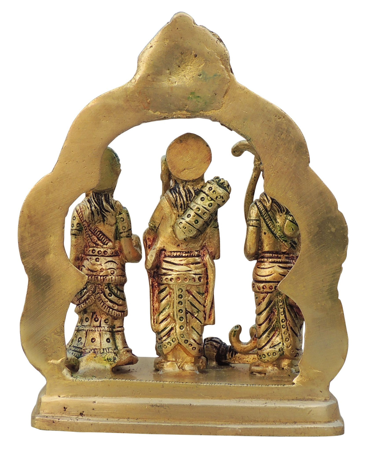 Brass Showpiece Ram Darbar God Idol Statue - 10.2*5*11.6 Inch (BS1394 R)
