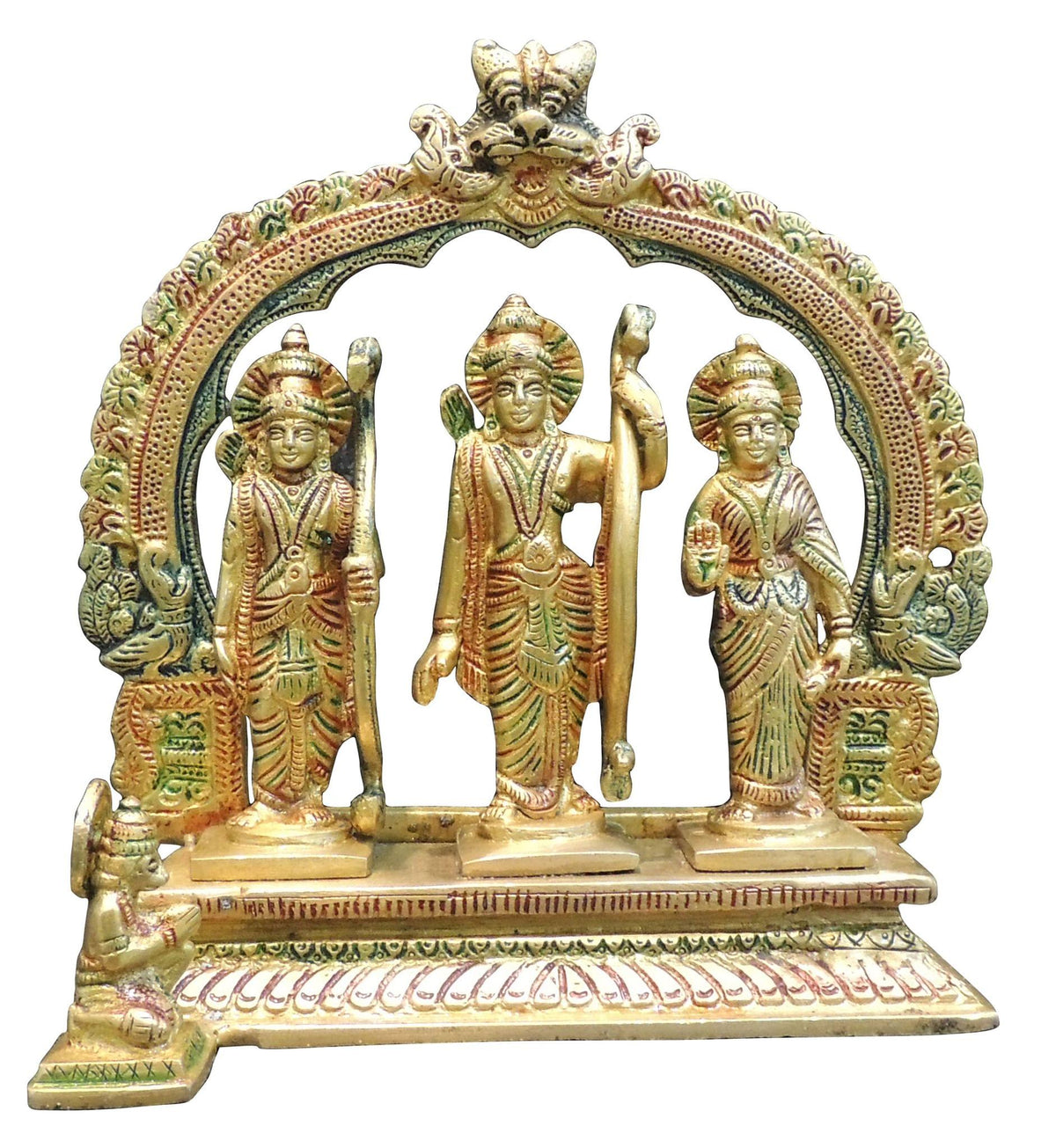 Brass Ram Darbar Same Base - 6.5*5*7 Inch (BS798 A)