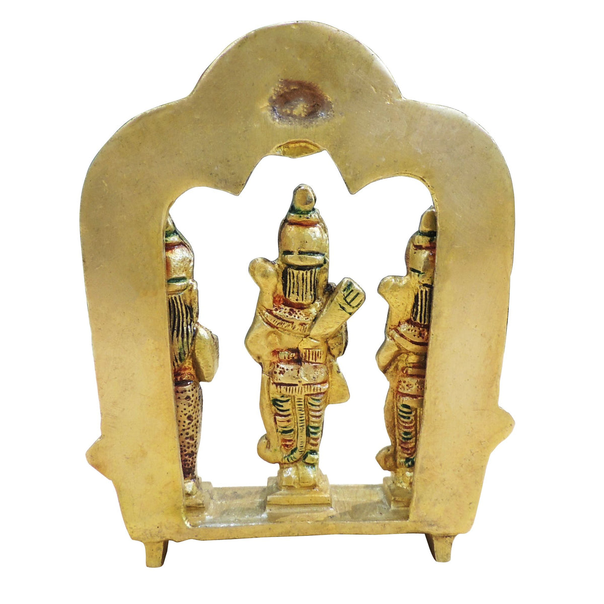 Brass Showpiece Ram Darbar God Idol Statue - 5*2.6*7 Inch (BS131 Z)
