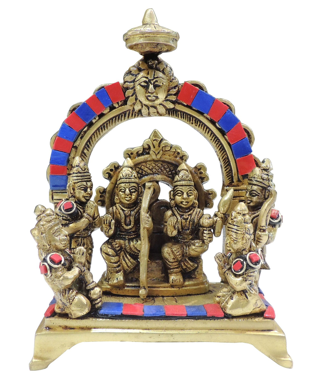 Brass Showpiece Yellow Ramlala God Idol Statue - 12*8.5*24 Inch (BS1738 H)