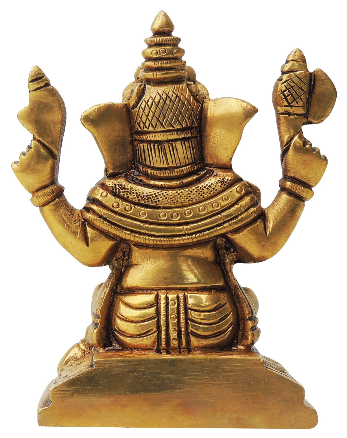 Brass Showpiece Ganesh Ji Statue  - 3.5*2.5*4 Inch (BS1315 G)