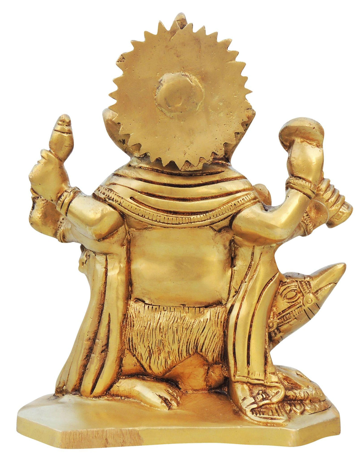 Brass Showpiece Ganesh Ji Statue - 6.5*3.2*7.5 Inch (BS1334 C)