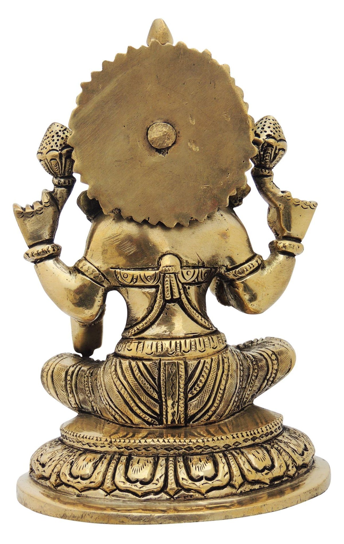 Brass Showpiece Laxmi Ji God Idol Statue - 5*4*7.5 Inch (BS1337 L)