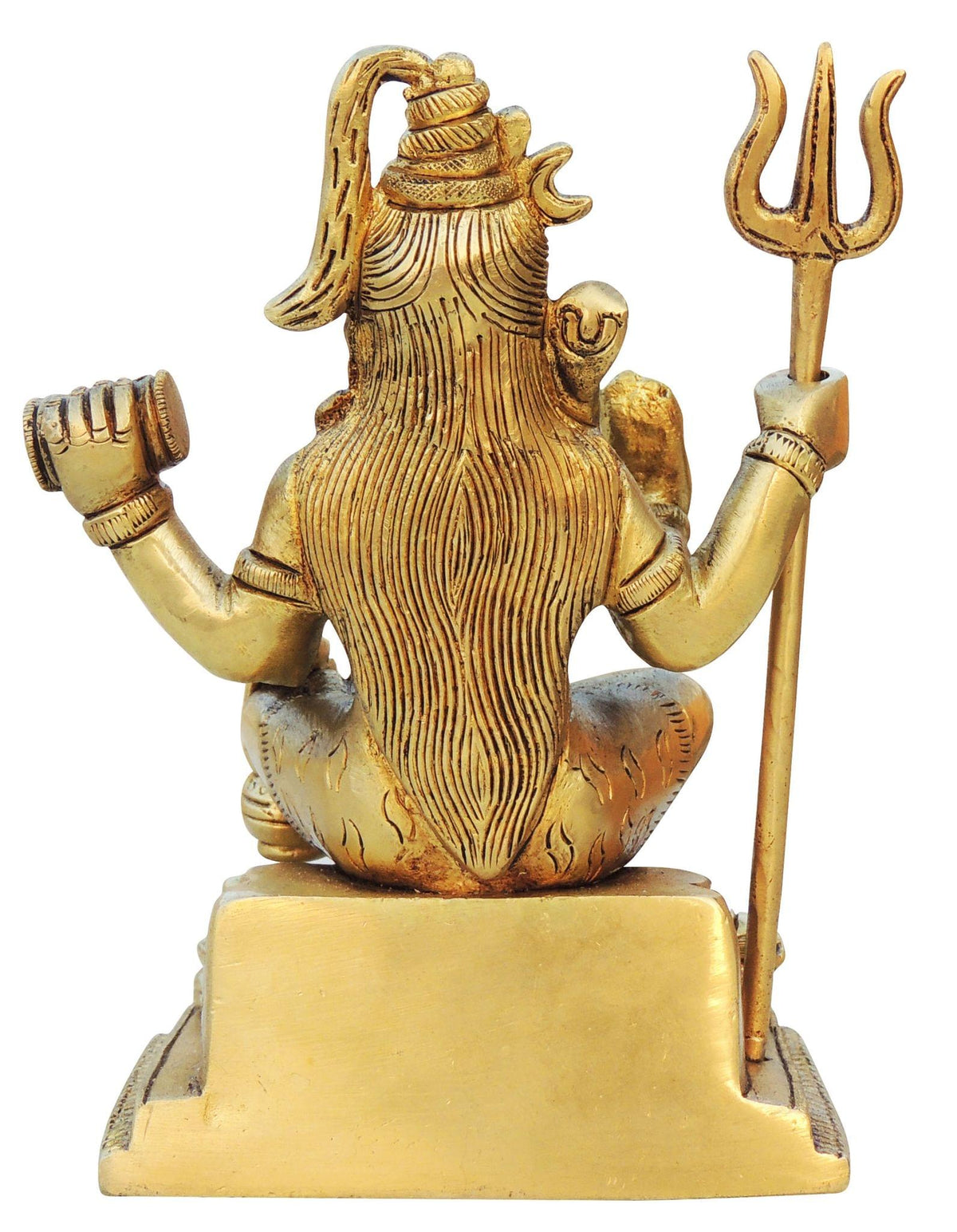 Brass Showpiece Shiv Ji God Idol Statue - 4.5*3*6 Inch (BS1340 C)