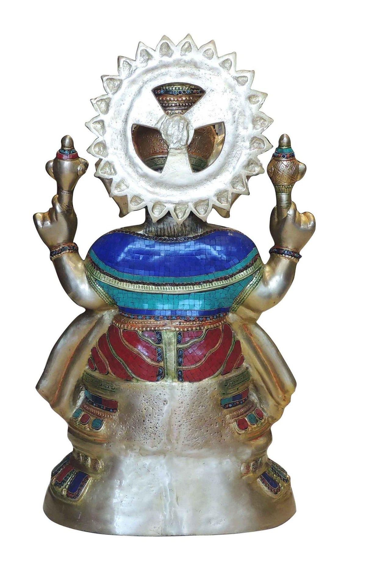 Brass Ganesh Ji statue idol - 20*14*35 Inch (BS1348 G)