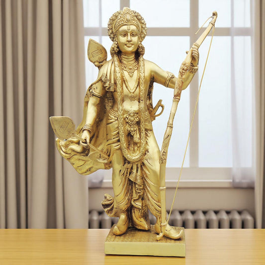 Brass Showpiece Ramlala God Idol Statue - 4*2.5*7 Inch (BS1717 E)