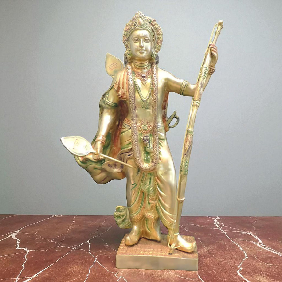 Brass Showpiece Ramlala God Idol Statue - 4.5*4*13 Inch (BS1738 E)