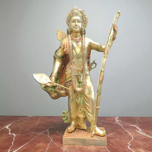 Brass Showpiece Ramlala God Idol Statue - 4.5*4*13 Inch (BS1738 E)