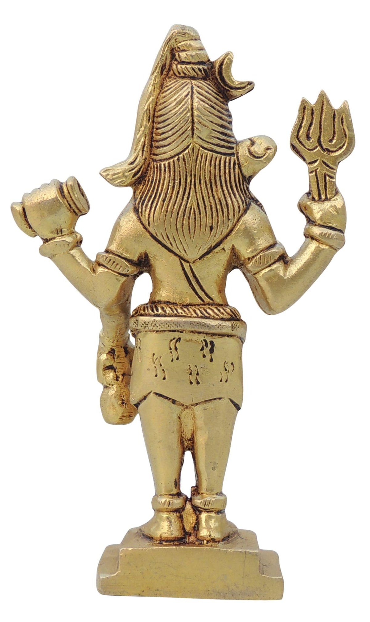Brass Showpiece Shiv Ji God Idol Statue - 2.6*1*4.5 Inch (BS1363 C)