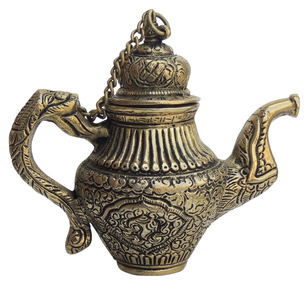 Brass Tea Pot Kettle, Ketli- 7*3.5*6 Inch (BS1370 C)