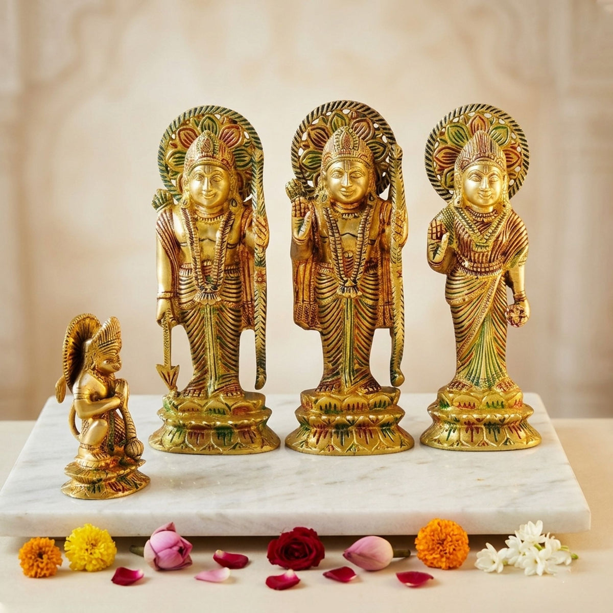 Brass Ramdarbar Idol Statue - 30 Inches (BS1419)