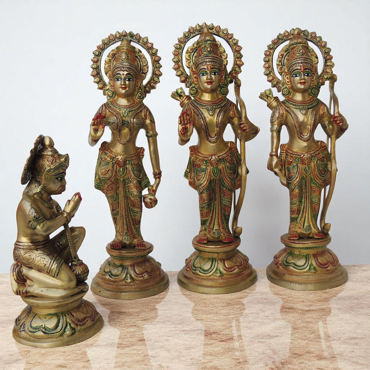 Brass Showpiece Ram Darbar God Idol Statue (BS1380 C)