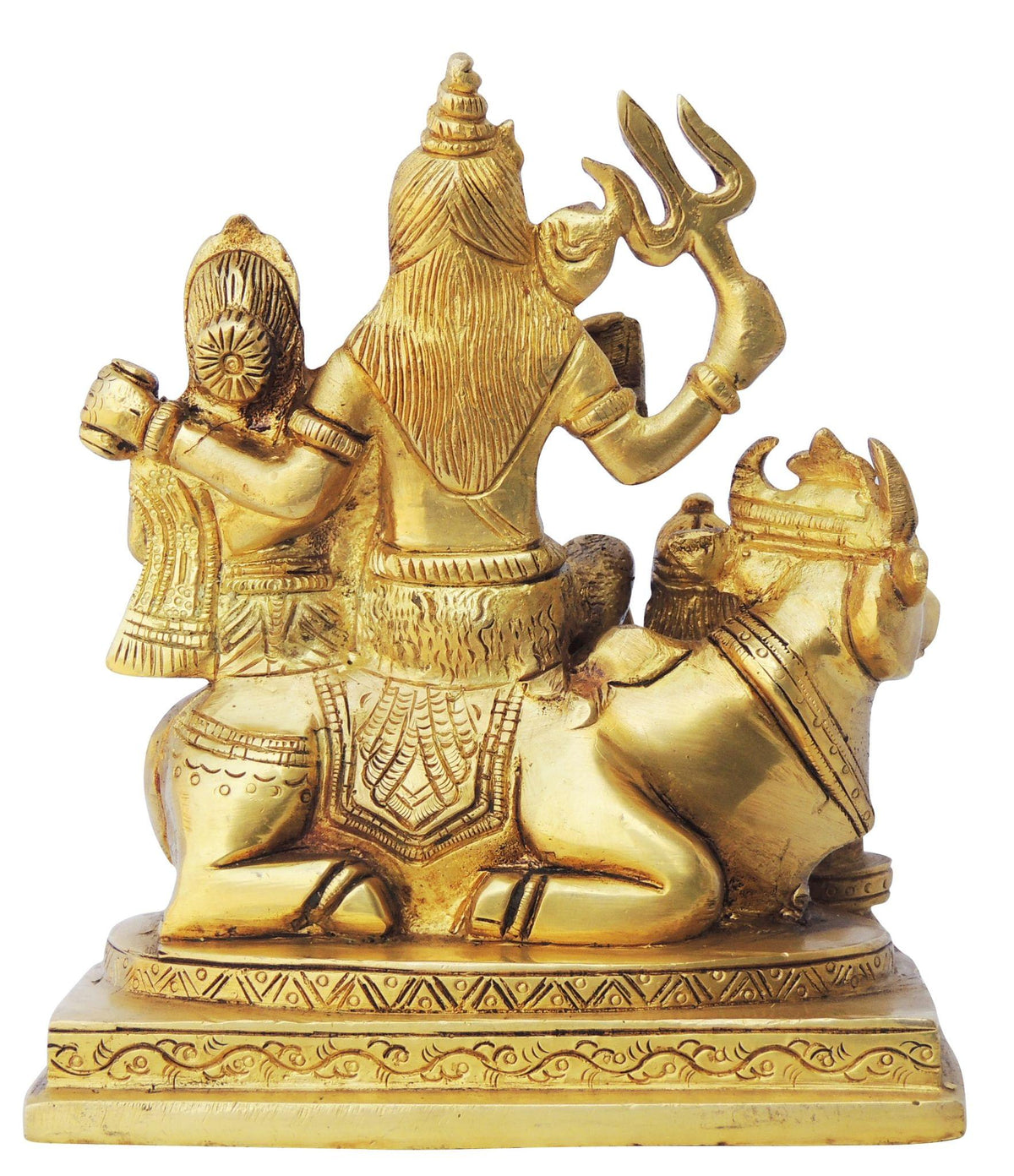 Brass Showpiece Shiv Parivar God Idol Statue - 5.2*3.5*6 Inch (BS1386 F)
