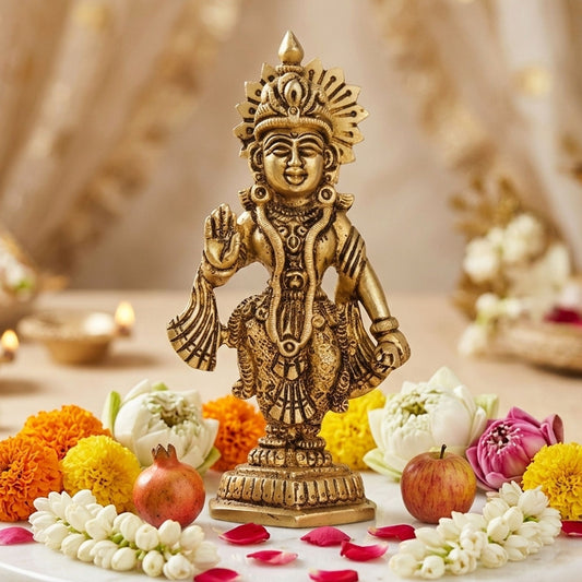 Brass Showpiece Radha ji statue Idol - 2.5*1.5*4.5 (BS1393 R)
