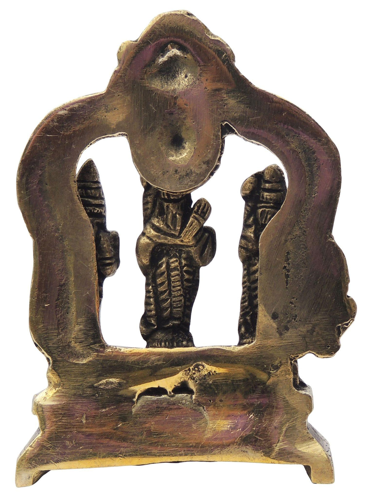 Brass Ram Darbar on same base Idol Statue - 7.1*3.5*9.5 Inch (BS131 X)