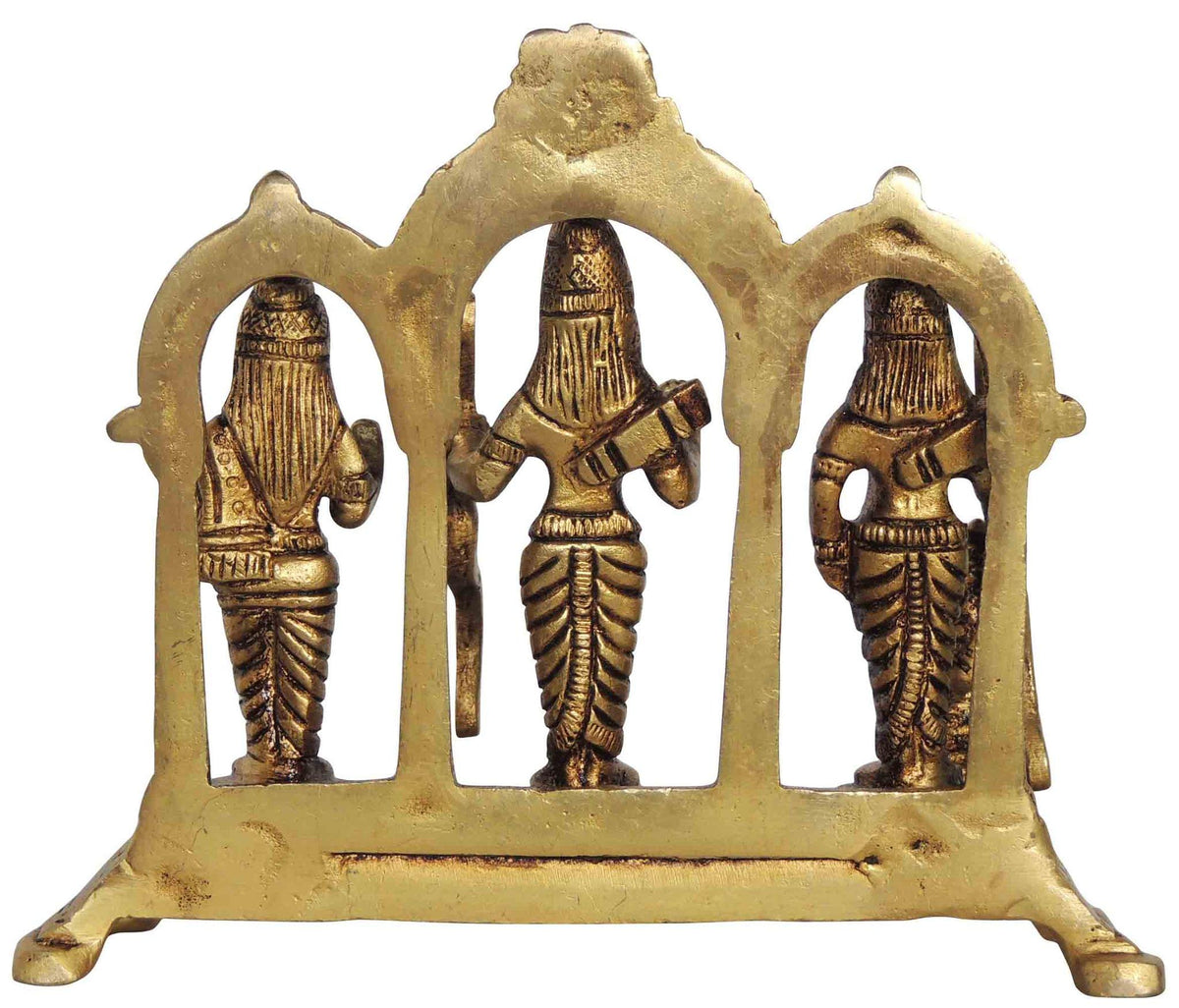 Brass Showpiece Ram God Idol Statue - 4*4*12.5 Inch (BS1395 H)