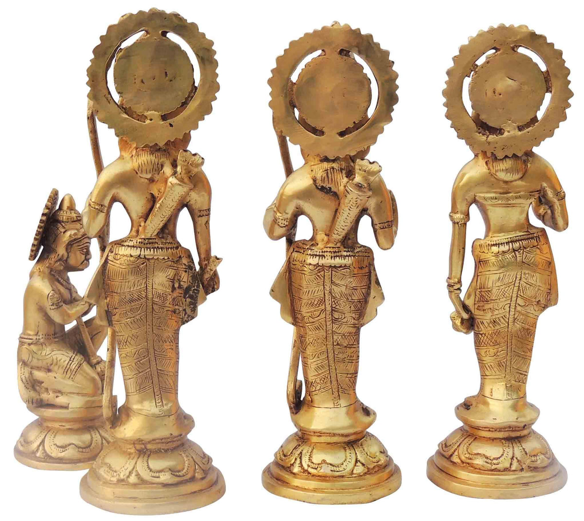Brass Showpiece Ram Darbar God Idol Statue - 4.6*2.6*5.5 Inch (BS1394 E)