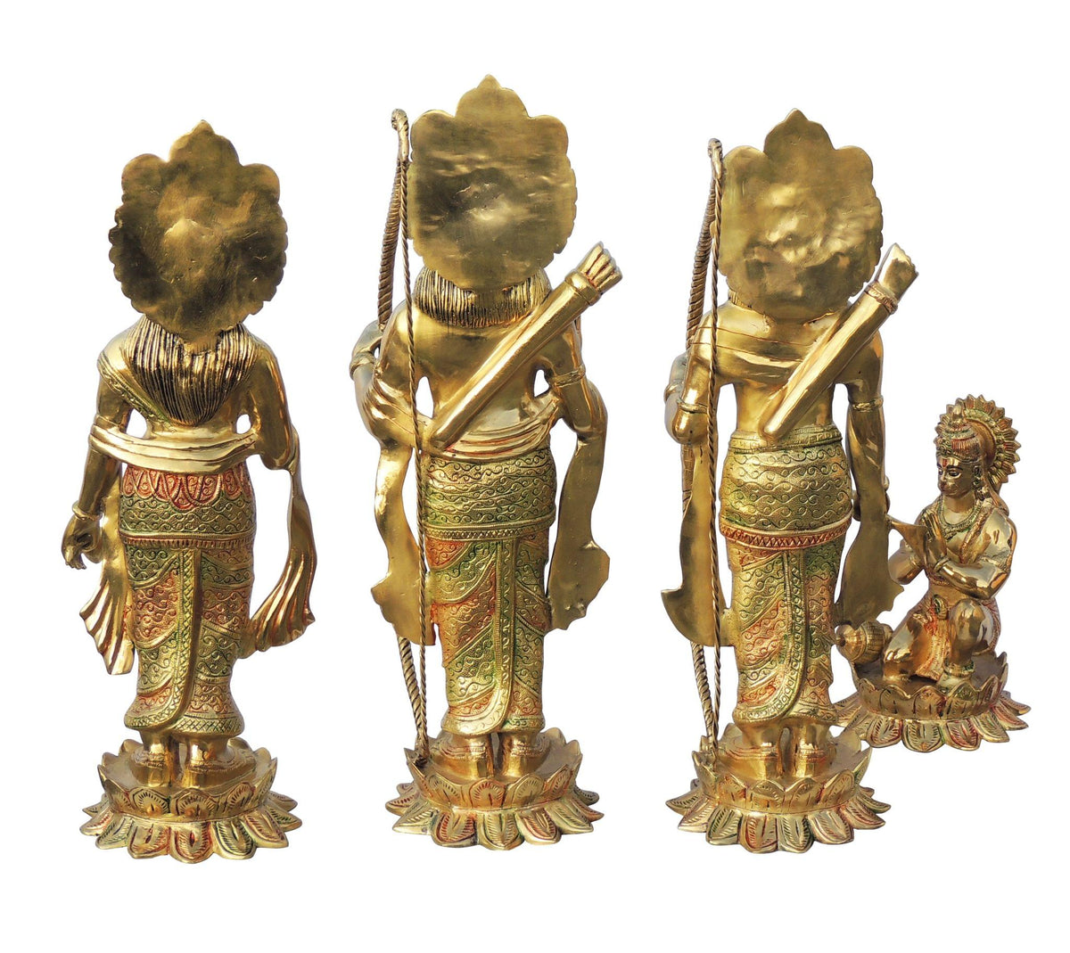 Brass Showpiece Ram Ji Statue Idol  - 9.5*9.2*30.5 Inch (BS1419 R)