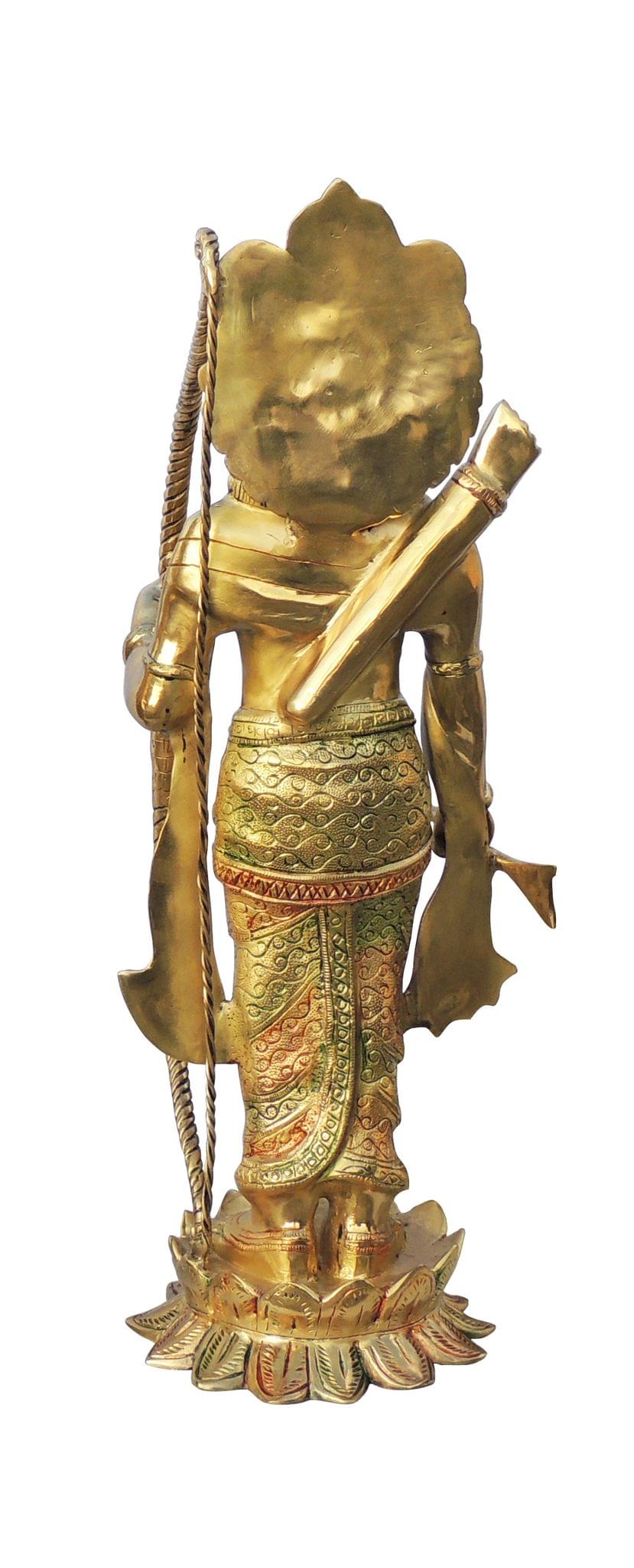 Brass Showpiece Hanuman ji statue Idol - 9.2*9.2*15 Inch (BS1419 H)