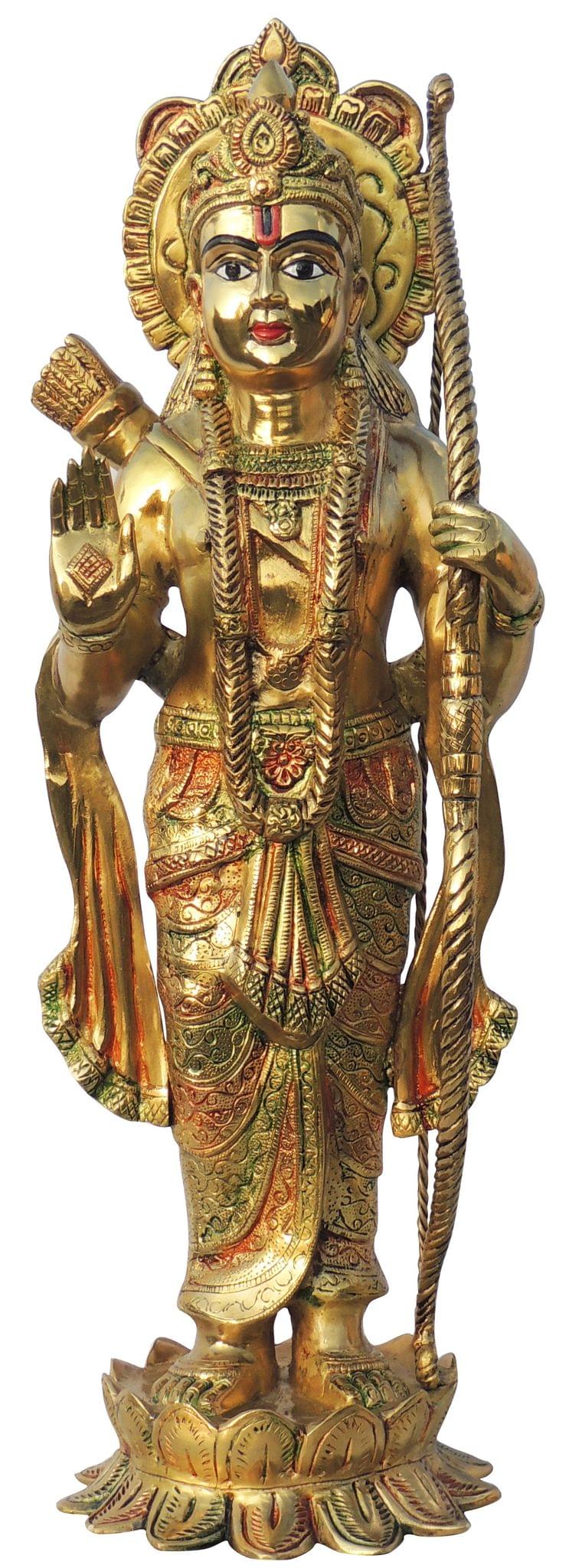 Brass Showpiece Seeta ji Idol statue - 9.5*9.2*29 Inch (BS1419 S)