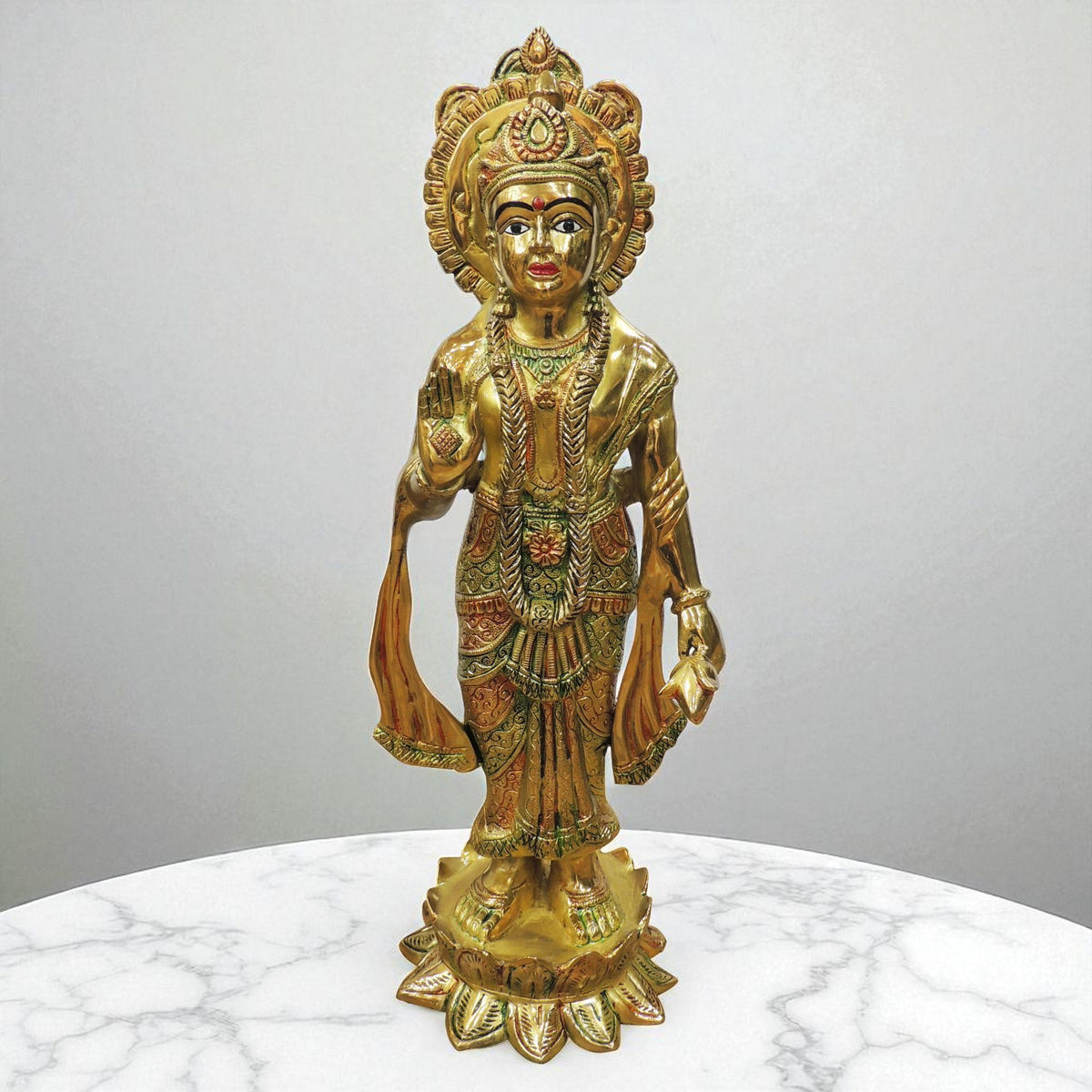 Brass Showpiece Laxman ji Idol statue - 10.5*9.2*29 Inches (BS1419 L)