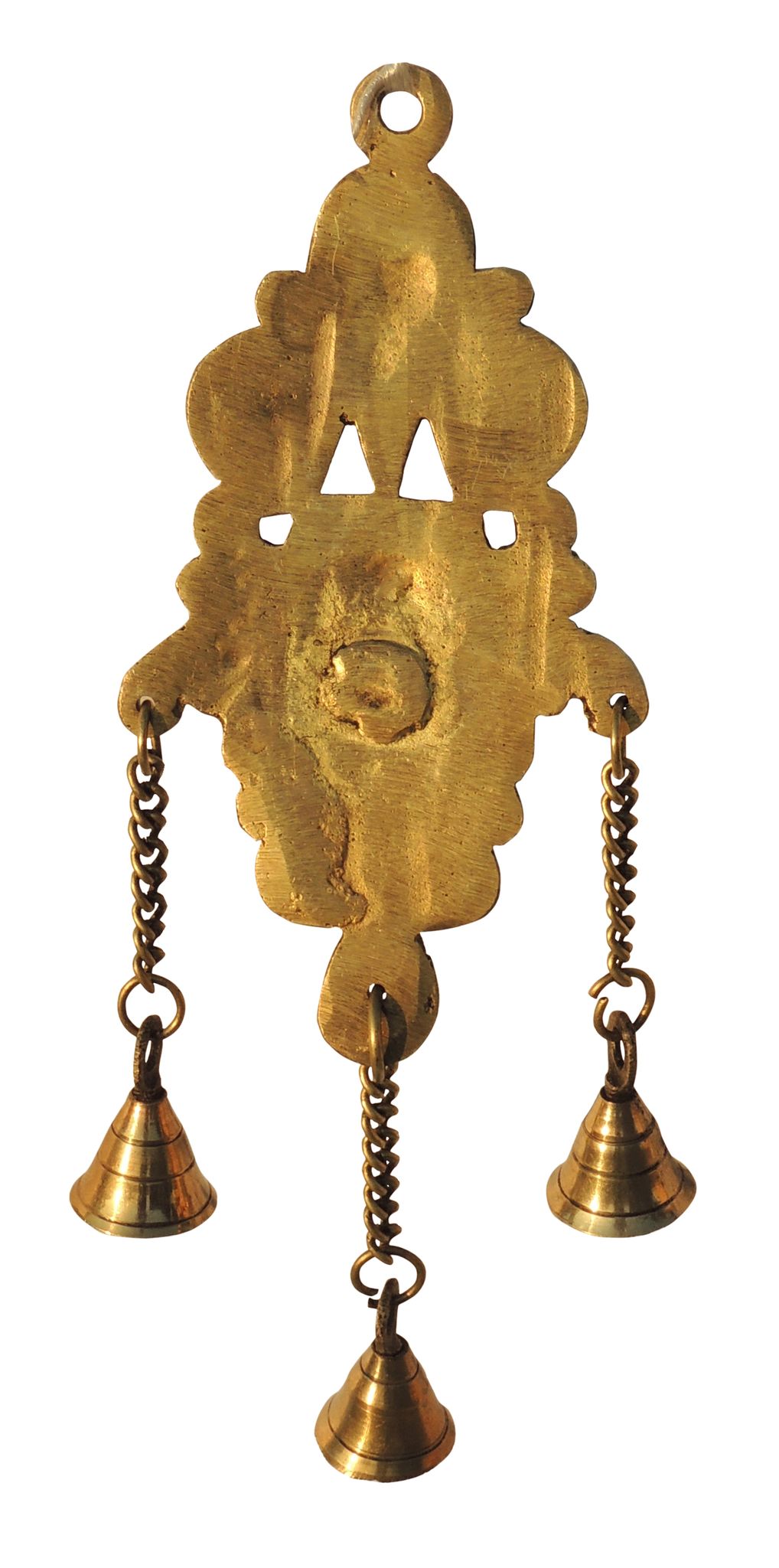 Brass Showpiece Bell With Deepak God Idol Statue - 4*2.5*7.5 Inch (BS1421 C)