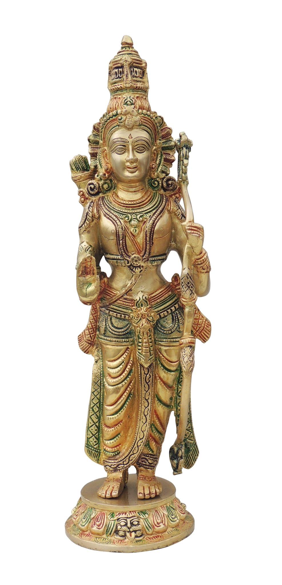 Brass Showpiece Seeta ji Idol statue - 5.5*5.5*17 Inch (BS1424 S)
