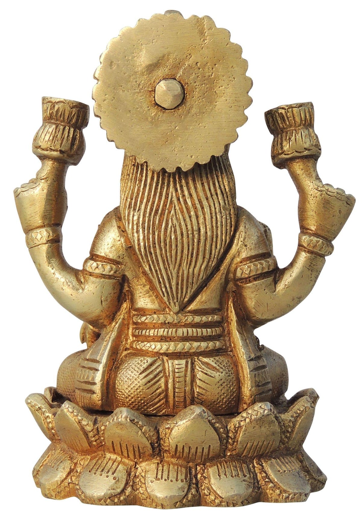 Brass Showpiece Laxmi Ji God Idol Statue - 3*2*4 Inch (BS1426 L)