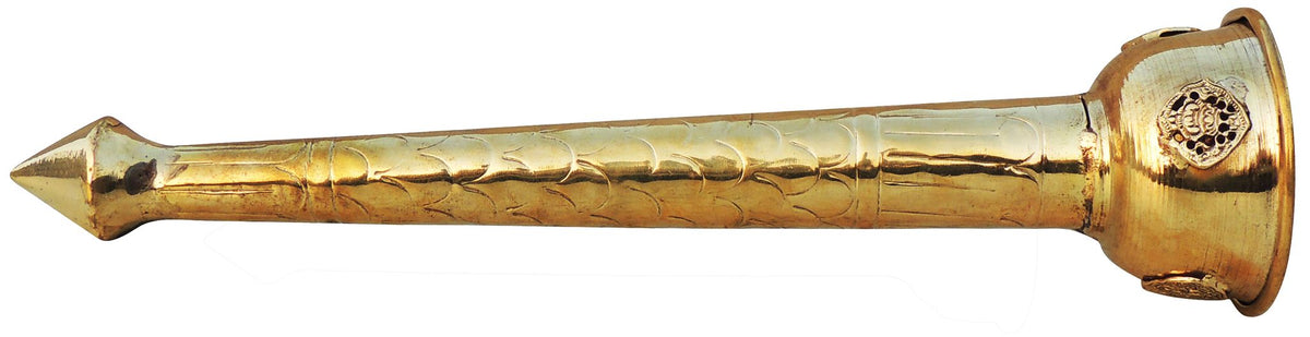 Brass Showpiece Mashal - 5.5*5.5*18 Inch (BS1435 F)