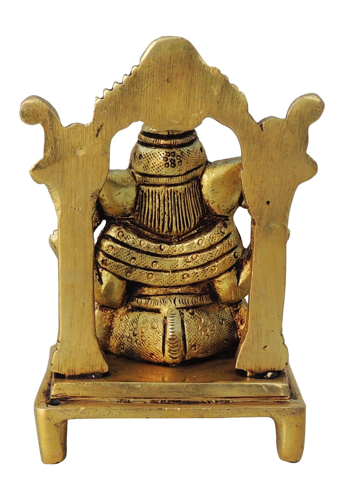 Brass Showpiece Ganesh Ji God Idol Statue - 3*2.2*4.5 Inch (BS1441 G)