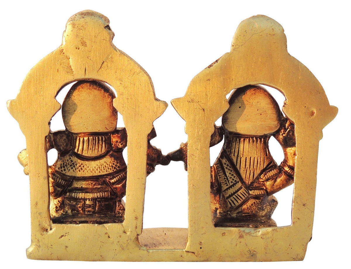Brass Showpiece Ganesh Ji God Idol Statue - 4*1.5*2.6 Inch (BS1452 C)
