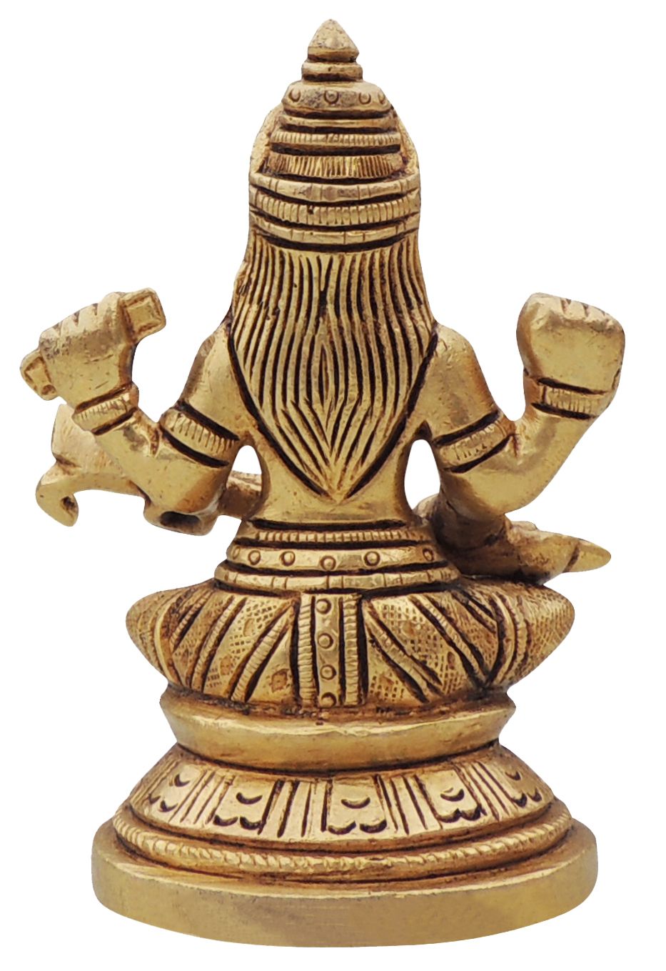 Brass Showpiece Saraswati  God Idol Statue - 2.6*2*3.5 Inch (BS1461 S)