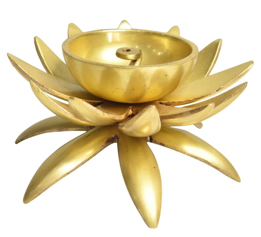 Brass Table Decor Kamal Deepak, Oil Lamp - 5.5*5.5*3 Inch (BS1503 A)