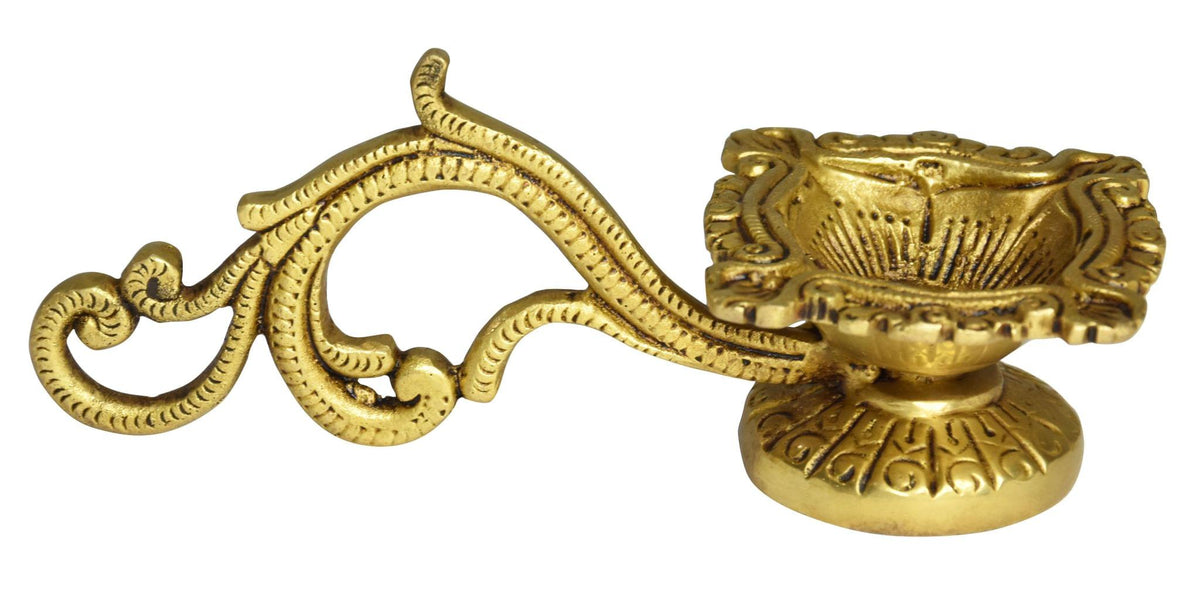 Brass Table Decor Deepak, Oil Lamp - 6.5*3*2 Inch (BS1503 C)