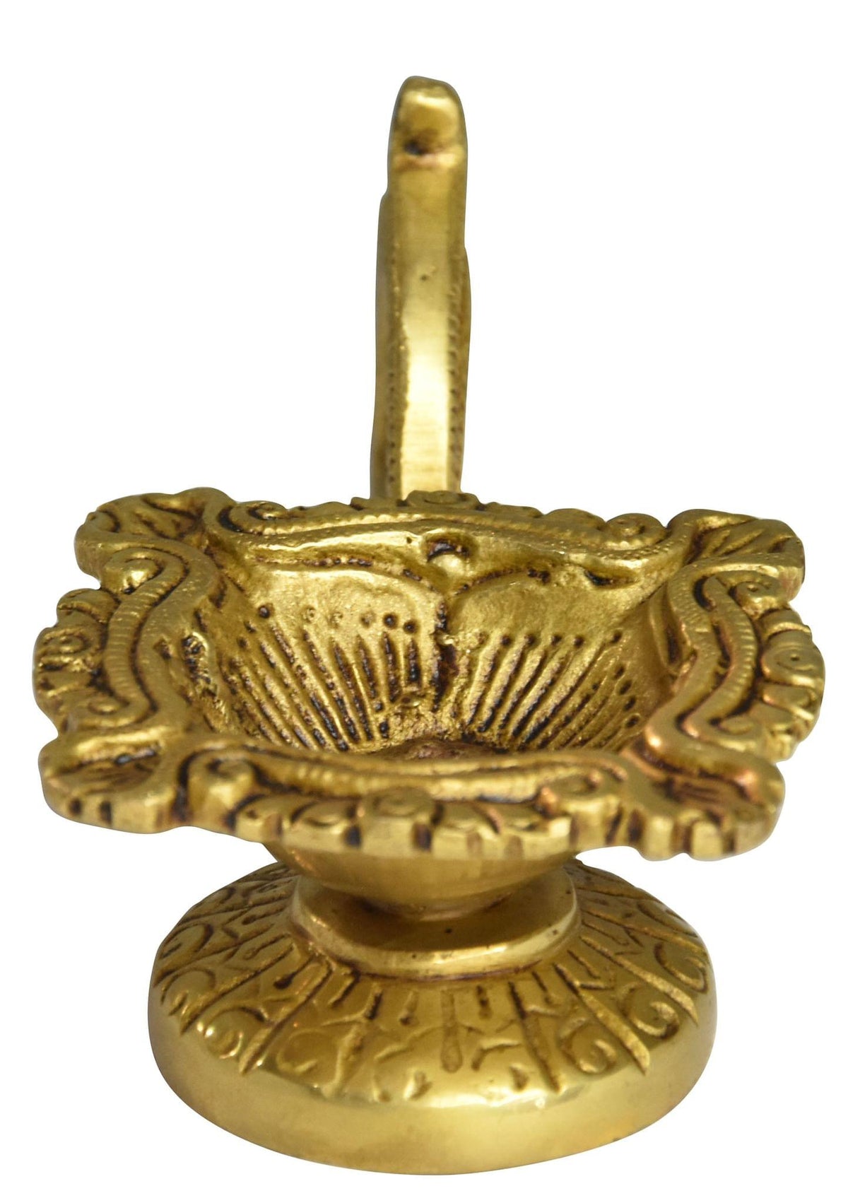 Brass Table Decor Deepak, Oil Lamp - 6.5*3*2 Inch (BS1503 C)